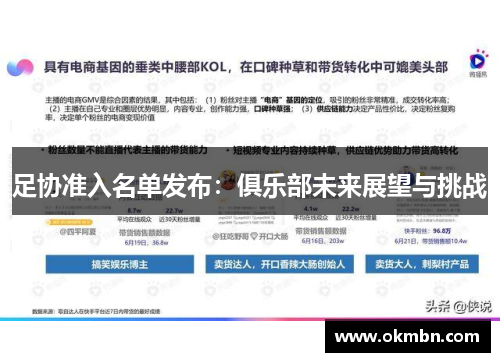 足协准入名单发布：俱乐部未来展望与挑战